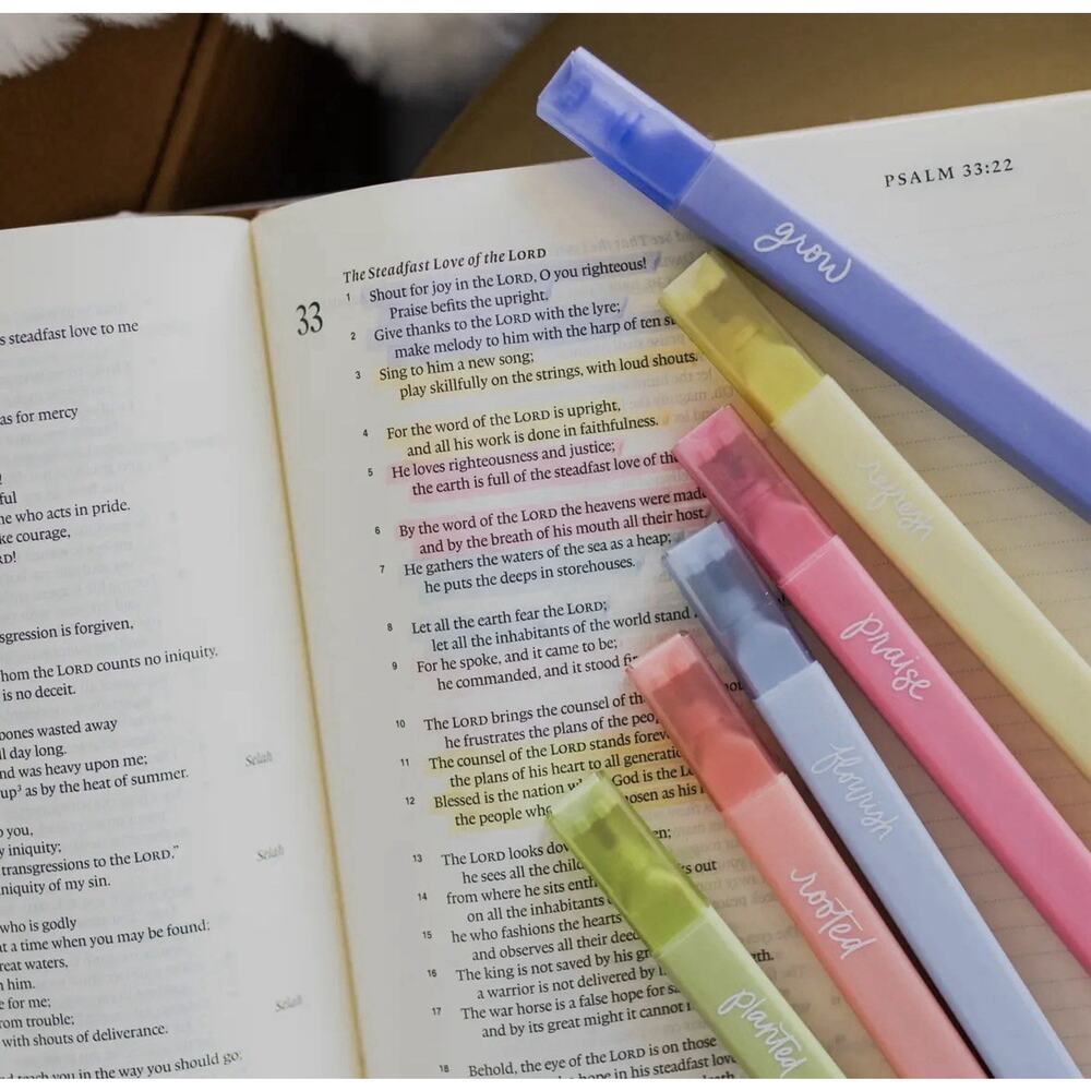 The Daily Grace Co GARDEN HIGHLIGHTERS 6 Pack